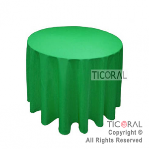 MANTEL LISO HS2201-10 VERDE 213CM DIAM PLASTICO x 1